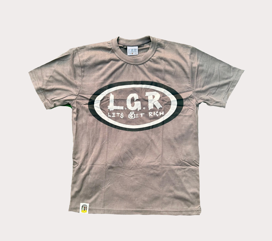 LGR Grey Logo T Shirt