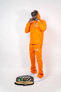 LGR “Bles-Sins” Sweatsuit Set Orange