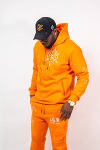 LGR “Bles-Sins” Sweatsuit Set Orange