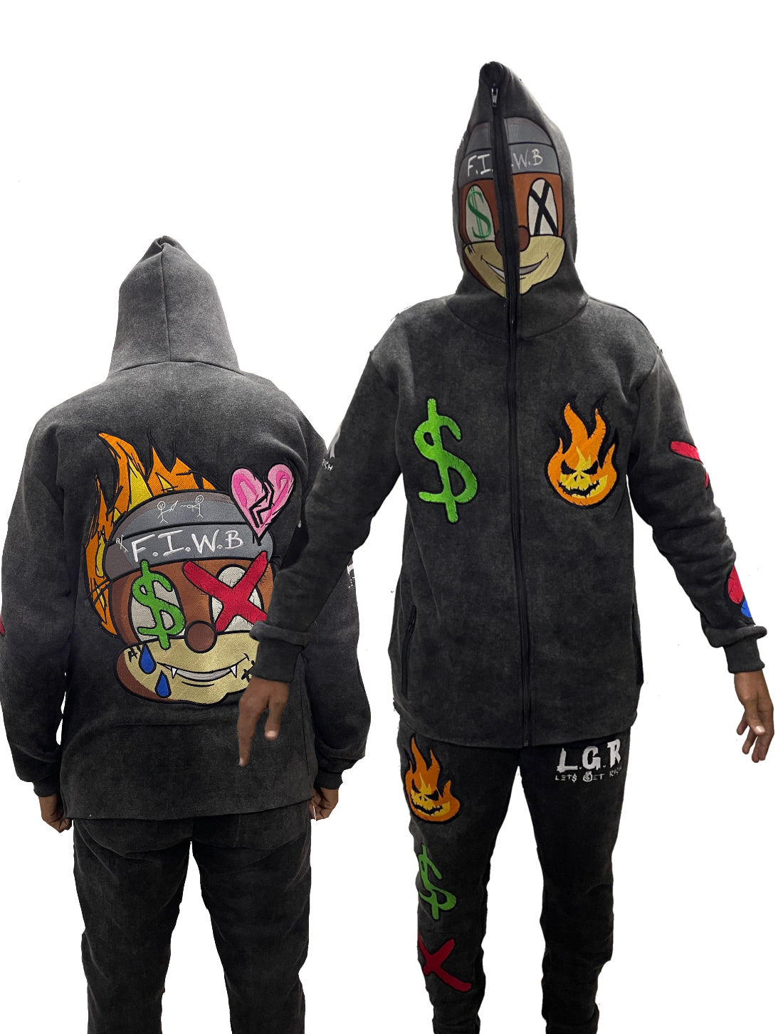 LGR “BLUR” Full Zip Hoodie