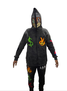 LGR “BLUR” Full Zip Hoodie