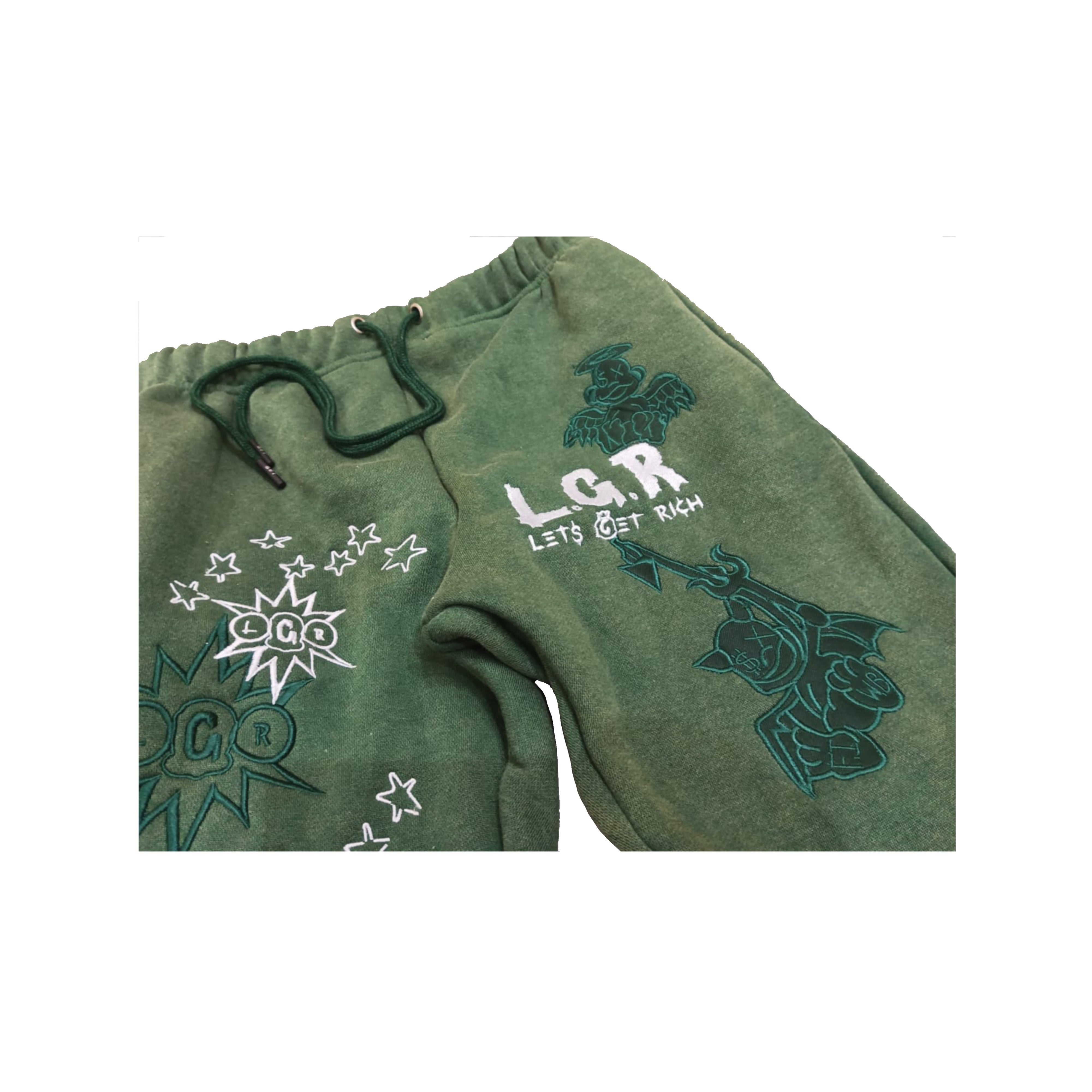 LGR Green “Bles-Sins” Sweatsuit Set